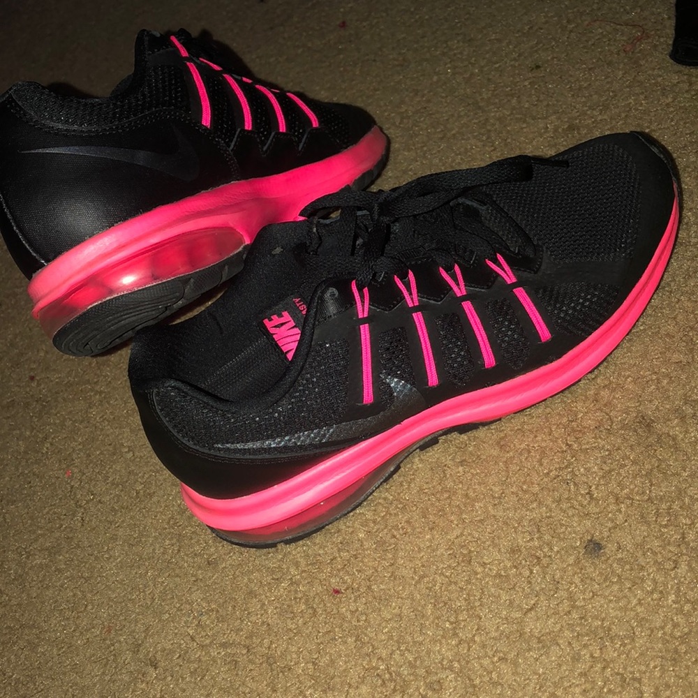 Pink nike sneakers